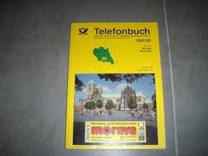 Bild des Verkufers fr Mnster, Amtliches Telefonbuch Bereiche Mnster, Warendorf 1992/93. Stand: Januar 1992. zum Verkauf von Antiquariat Andrea Hauck - Preise inkl. Mwst.