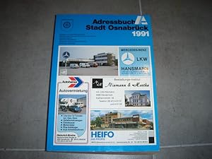 Osnabrück, Adressbuch Stadt Osnabrück 1991. MIT ANGABE DER HAUSEIGENTÜMER!