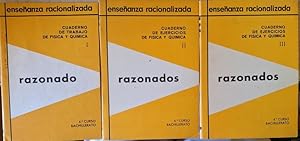 Imagen del vendedor de CUADERNO DE TRABAJO DE FISICA Y QUIMICA. RAZONADO. 3 TOMOS. 4 BACHILLERATO. a la venta por Libreria Lopez de Araujo