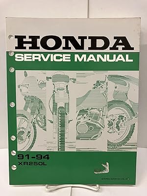 Honda Service Manual 91-94 XR250L