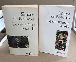 Image du vendeur pour Le Deuxime Sexe. Tome 1 Les Faits Et Les Mythes + tome 2 mis en vente par librairie philippe arnaiz