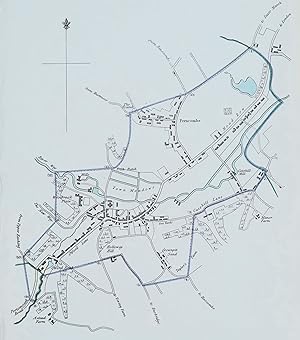 Antique Map GODALMING, SURREY Original Town & Street Plan, Dawson Original 1832