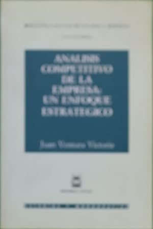 Imagen del vendedor de Anlisis competitivo de la empresa un enfoque estratgico a la venta por Librera Alonso Quijano