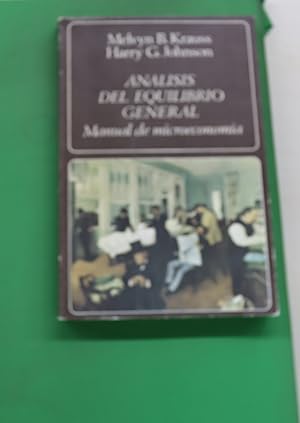 Seller image for Anlisis del equilibrio general manual de microeconoma for sale by Librera Alonso Quijano