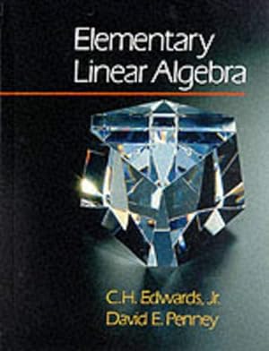 Bild des Verkufers fr Elementary Linear Algebra zum Verkauf von -OnTimeBooks-
