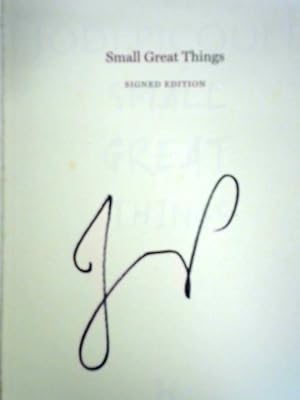 Seller image for Small Great Things for sale by World of Rare Books