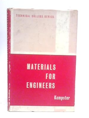 Seller image for Materials For Engineers for sale by World of Rare Books