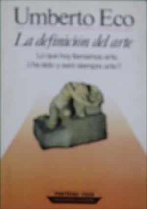 Image du vendeur pour La definicin del arte mis en vente par Librera Alonso Quijano