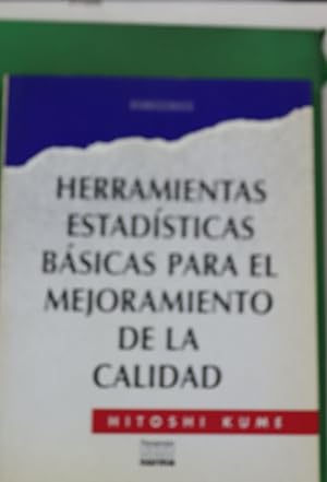 Imagen del vendedor de Herramientas estadsticas bsicas para el mejoramiento de la calidad a la venta por Librera Alonso Quijano