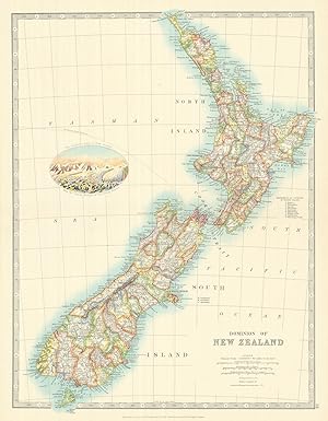 Dominion of New Zealand // The Southern Alps of New Zealand