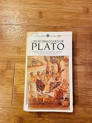 Bild des Verkufers fr Great Dialogues of Plato [Complete Texts of The Republic, Apology, Crito, Phaedo, Ion, Meno, Symposium zum Verkauf von Redux Books