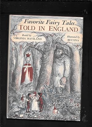 Seller image for FAVORITE FAIRY TALES TOLD IN ENGLAND 1959 DJ NOT EX LIB FIRST PRINTING for sale by John Wielinski