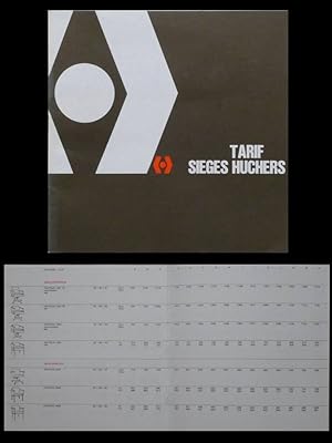 CATALOGUE TARIFS SIEGES HUCHERS MINVIELLE - 1965 - GUARICHE, PHILIPPON LECOQ