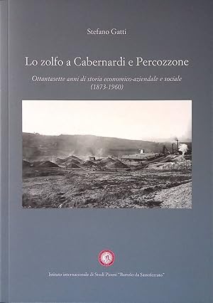 Immagine del venditore per Lo zolfo a Cabernardi e Percozzone. Ottantasette anni di storia economico-aziendale e sociale 1873-1960 venduto da FolignoLibri