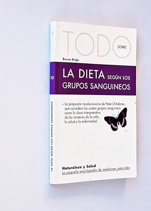 Seller image for LA DIETA SEGN LOS GRUPOS SANGUNEOS for sale by Libros con Vidas