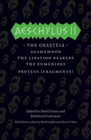 Bild des Verkufers fr Aeschylus II: The Oresteia (The Complete Greek Tragedies) zum Verkauf von -OnTimeBooks-
