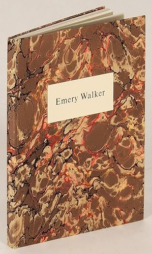 Bild des Verkufers fr Emery Walker: The Master of the Art of the Book zum Verkauf von The Kelmscott Bookshop, ABAA