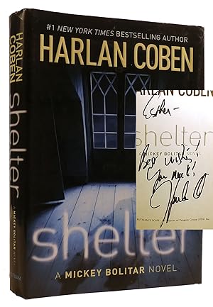 Seller image for SHELTER: A MICKEY BOLITAR NOVEL SIGNED for sale by Rare Book Cellar