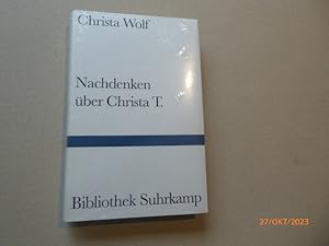 Bild des Verkufers fr Nachdenken ber Christa T. (= Bibliothek Suhrkamp 1404) zum Verkauf von Krull GmbH