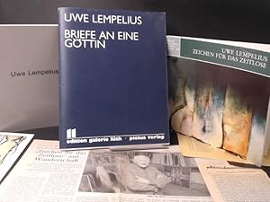 Briefe an eine Göttin/Uwe Lempelius/Zeichen für das Zeitlose. 3 Bücher zusammen.