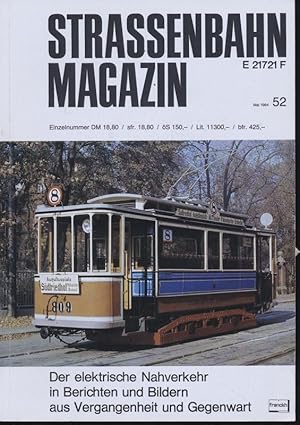 Image du vendeur pour Strassenbahn Magazin Heft Nr. 52 / Mai 1984. mis en vente par Versandantiquariat  Rainer Wlfel