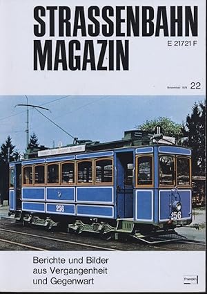 Image du vendeur pour Strassenbahn Magazin Heft Nr. 22 / November 1976. mis en vente par Versandantiquariat  Rainer Wlfel