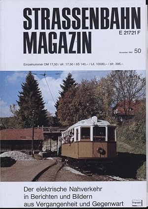 Image du vendeur pour Strassenbahn Magazin Heft Nr. 50 / November 1983. mis en vente par Versandantiquariat  Rainer Wlfel