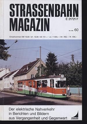 Bild des Verkufers fr Strassenbahn Magazin Heft Nr. 60 / Mai 1986. zum Verkauf von Versandantiquariat  Rainer Wlfel