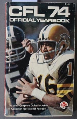 Imagen del vendedor de CFL '74 Official Yearbook ( Front Cover of Chuck Ealey, Hamilton tiger-Cats // Granville Liggins of Toronto Argonauts. ) a la venta por Comic World