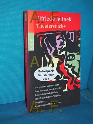Bild des Verkufers fr Theaterstcke. Elfriede Jelinek. Hrsg. von Ute Nyssen , Regine Friedrich / Rororo , 12996 zum Verkauf von Antiquarische Fundgrube e.U.