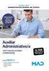 Auxiliar Administrativo/a (acceso libre). Test con soluciones comentadas. Administración General ...