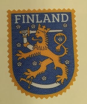 Iron-on patch Finland -Lion