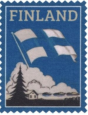 Iron-on patch Finland