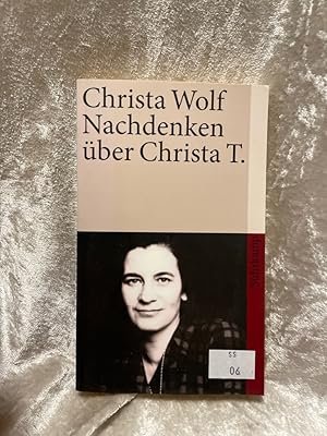Imagen del vendedor de Nachdenken ber Christa T. Suhrkamp Taschenbuch ; 3913 a la venta por Antiquariat Jochen Mohr -Books and Mohr-