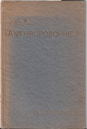 Imagen del vendedor de Was ist Anthroposophie? a la venta por BuchSigel