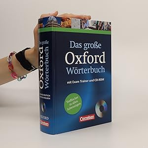 Bild des Verkufers fr Das groe Oxford-Wrterbuch : Englisch-Deutsch zum Verkauf von Bookbot