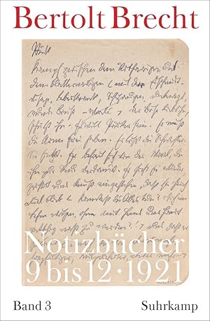 Bild des Verkufers fr Notizbcher Band 3: 1921 zum Verkauf von moluna