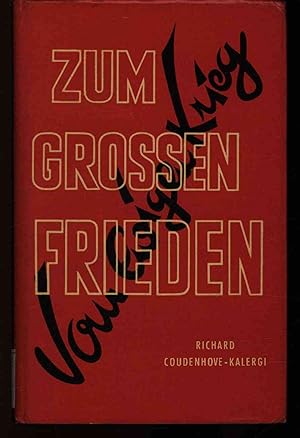 Seller image for Vom Ewigen Krieg zum Groen Frieden. for sale by Antiquariat Bookfarm