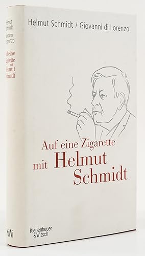 Bild des Verkufers fr Auf eine Zigarette mit Helmut Schmidt. - zum Verkauf von Antiquariat Tautenhahn