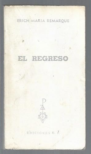Imagen del vendedor de REGRESO - EL a la venta por Desván del Libro / Desvan del Libro, SL