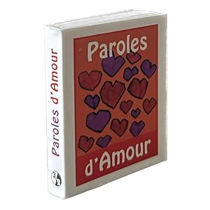 Image du vendeur pour Paroles d'amour (2005) Mini livre mis en vente par Livres rares anciens