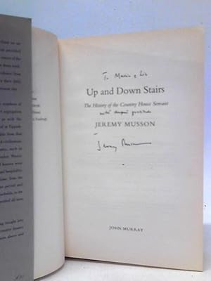 Seller image for Up and Down Stairs: The History of the Country House Servant for sale by World of Rare Books