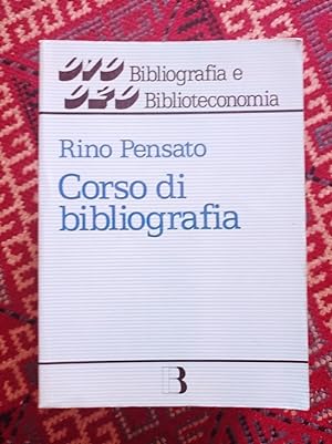 Imagen del vendedor de Corso di bibliografia : guida alla compilazione e all'uso dei repertori bibliografici a la venta por librisaggi