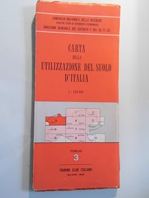 CARTA DELLE UTLIZZAZIONE DEL SUOLO D' ITALIA FOGLIO 3