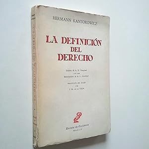 Immagine del venditore per La definicin del derecho venduto da MAUTALOS LIBRERA