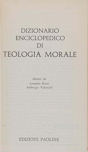 Dizionario enciclopedico di teologia morale