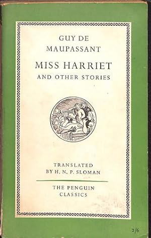 Bild des Verkufers fr Miss Harriet, and other stories (Penguin classics series-no.L20) zum Verkauf von WeBuyBooks 2