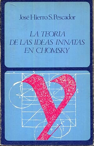 Imagen del vendedor de La teora de las ideas innatas en Chomsky a la venta por Rincn de Lectura