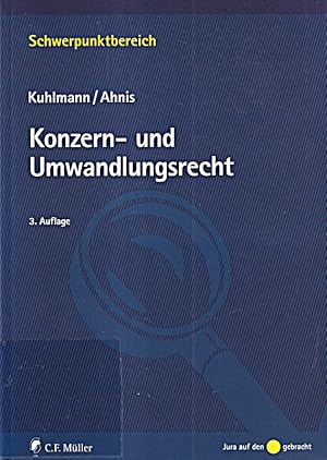 Immagine del venditore per Konzern- und Umwandlungsrecht venduto da Die Buchgeister