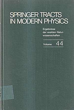 Bild des Verkufers fr Springer tracts in modern Physics, Ergebnisse der exakten Naturwissenschaften, V zum Verkauf von Die Buchgeister